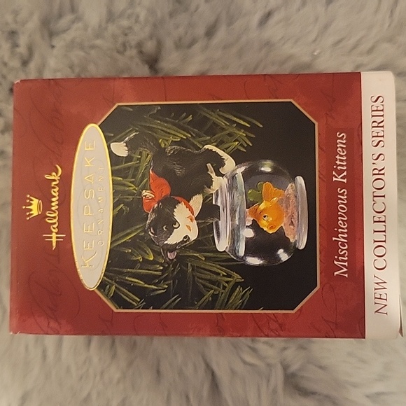 Rare 1999 Hallmark Mischievous Kitten, Keepsake Ornament With Original Box - Picture 8 of 8